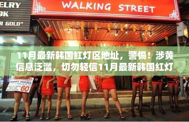 警惕!涉黄信息泛滥,韩国红灯区虚假内容揭秘,切勿轻信涉黄信息!