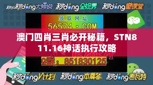 澳门四肖三肖必开秘籍,STN811.16神话执行攻略