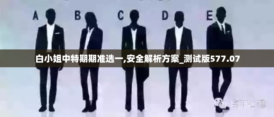 白小姐中特期期准选一,安全解析方案_测试版577.07