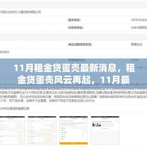 租金贷蛋壳风云再起,深度解析蛋壳最新消息与11月最新进展