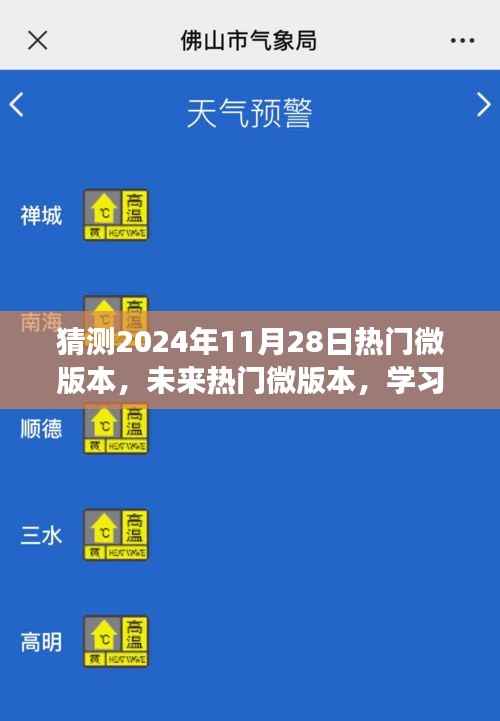 未来热门微版本展望,学习变化,自信前行,微笑迎接2024年11月28日的新时代挑战