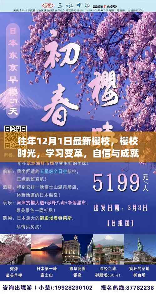 十二月绽放,樱校时光里的学习变革与自信成就的种子