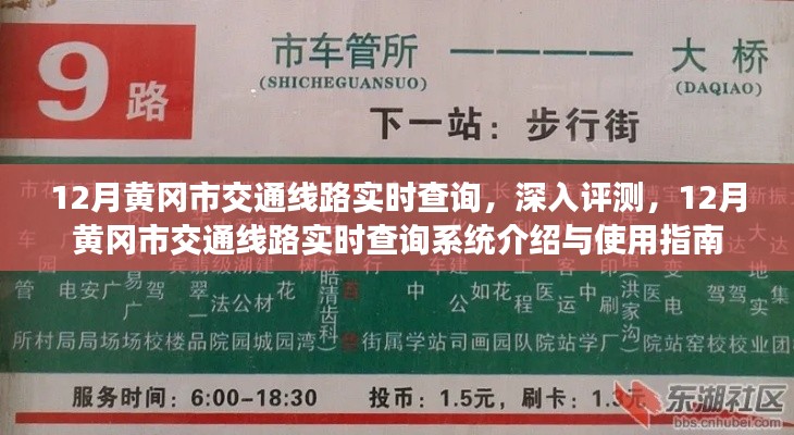 12月黄冈市交通线路实时查询系统详解与深入评测,实用指南