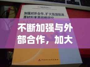 不断加强与外部合作，加大对外合作 