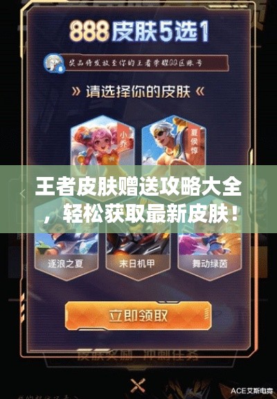 王者皮肤赠送攻略大全,轻松获取最新皮肤!